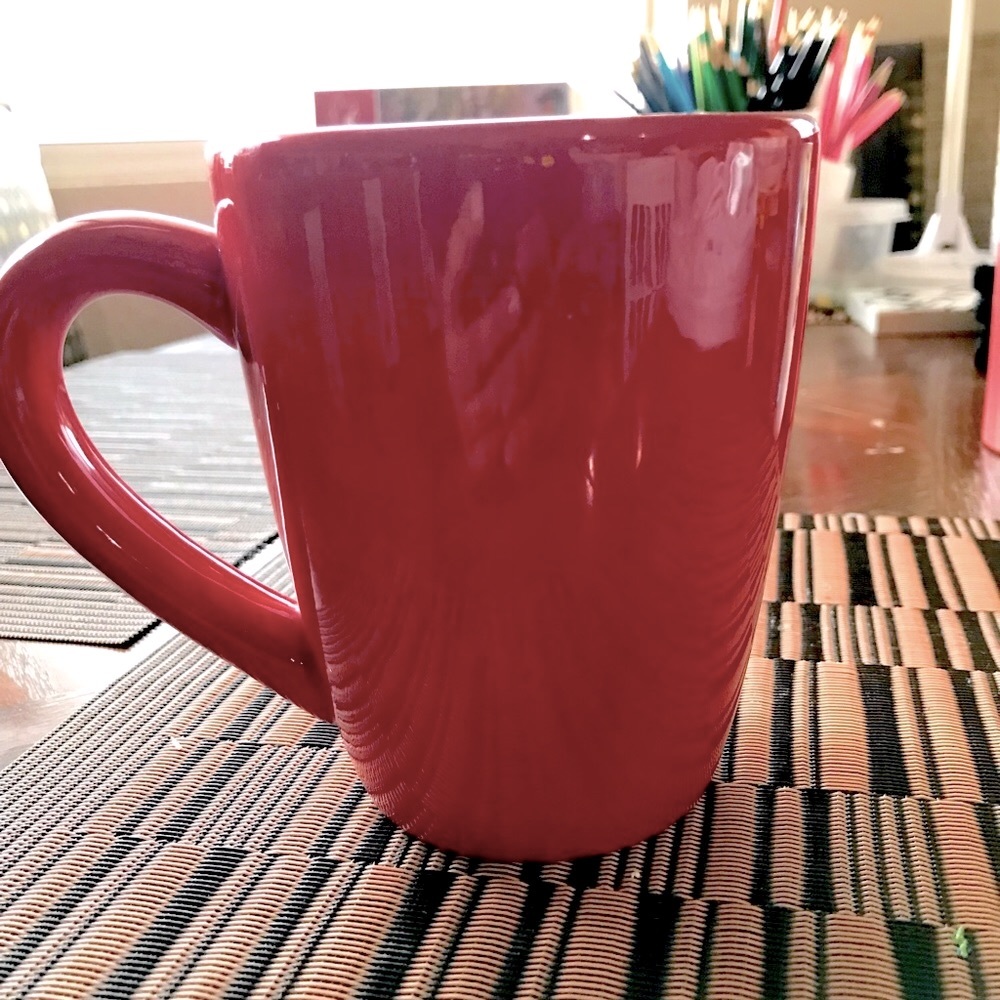 Simple red coffee Mug